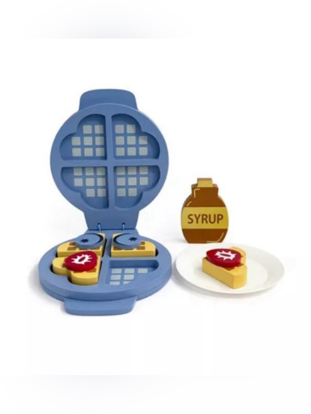 Bullseye Wooden Waffle Maker Playset-Pretend
Breakfast Toy